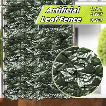 

Artificial Leaf Privacy Fence Roll Wall Landscaping Fence Privacy Fence Screen Outdoor Garden Backyard Balcony Fence Home Decor