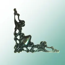 Античный латунный скрапбук/Уголок альбома защита патч украшение