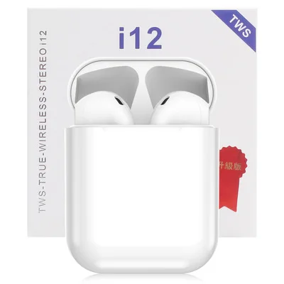 i12 white I16 TWS наушники, беспроводные Bluetooth наушники 5,0, спортивные с зарядным устройством, наушники с микрофоном, музыкальные наушники для Ios Android - Цвет: i12 white