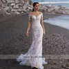 Ashley Carol Mermaid Wedding Dress Romantic Backless Appliques Long Sleeve Sweetheart Beach Bridal Gown Vestidos De Novia 3