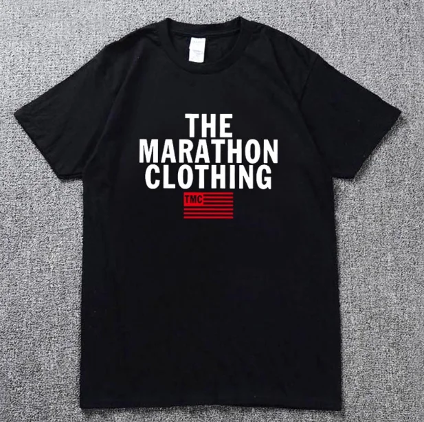 Футболки Nipsey Hussle The Marathon TMC мужская одежда в стиле хип-хоп популярная Стильная