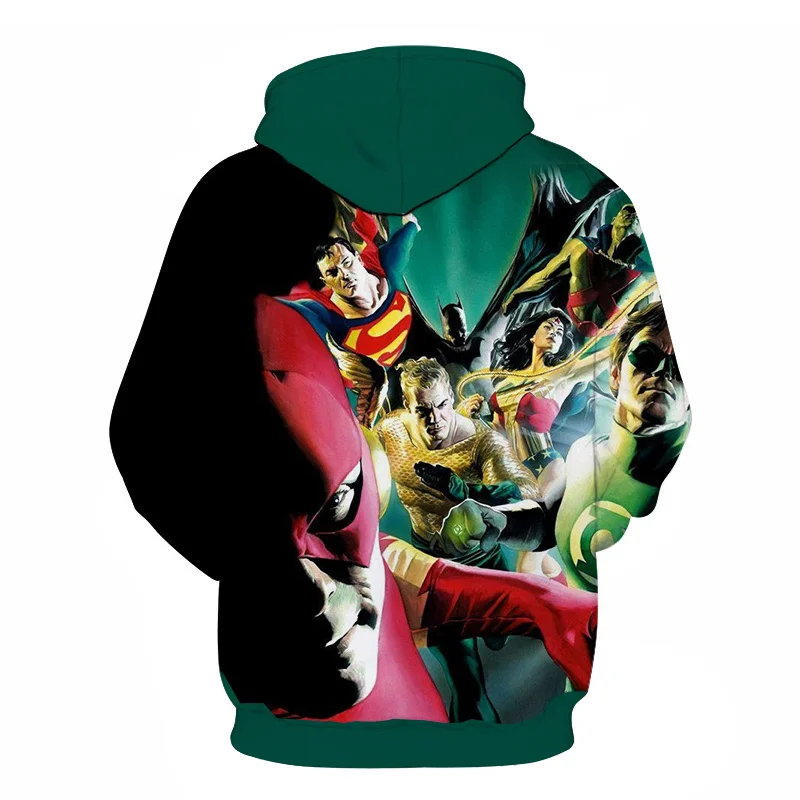 3D Бэтмен Темный рыцарь печати для мужчин и женщин мода крутой Досуг с капюшоном Толстовка Justice League модная толстовка с капюшоном