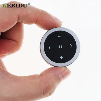 

KEBIDU Wireless Bluetooth Media Steering Wheel Remote Control Controller Mp3 Music Player Portable Car Kit Remote Control Button