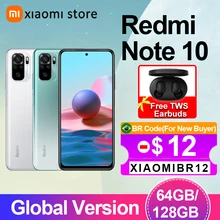 Xiaomi Redmi Note-10 64GB/128GB 4gbb GSM/LTE/WCDMA Adaptive Fast Charge Octa Core Face recognition/side-Mounted