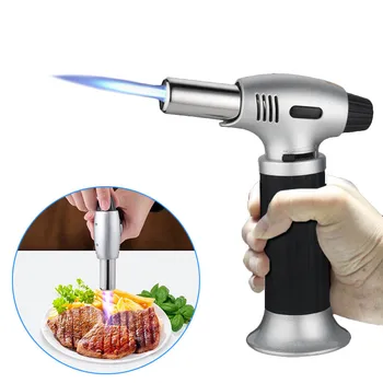 

Refillable Gas Butane Blow Torch Jet Lighter Culinary Solder Cooking Baking Chef Tool LXY9