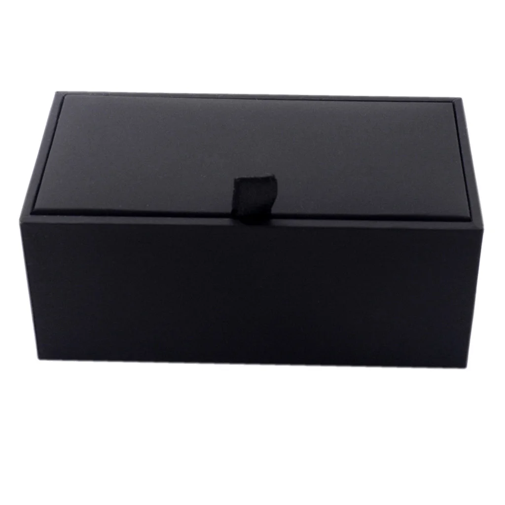 

86 x 45 x 38mm Men's Cufflinks Storage Holder Box Case Cuff Links Organizer Jewelry Display