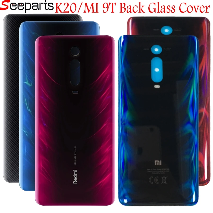 Оригинальная задняя крышка батарейного отсека для Xiaomi Redmi K20 Задняя стеклянная