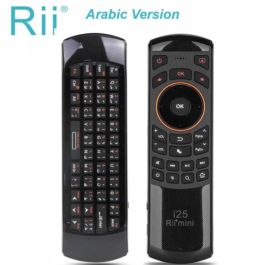 best pc keyboard Original Rii mini i25 2.4GHz Air Mouse Remote Control with English Keyboard for PC Smart TV Android TV BOX HTPC IPTV Fire TV best computer keyboard Keyboards