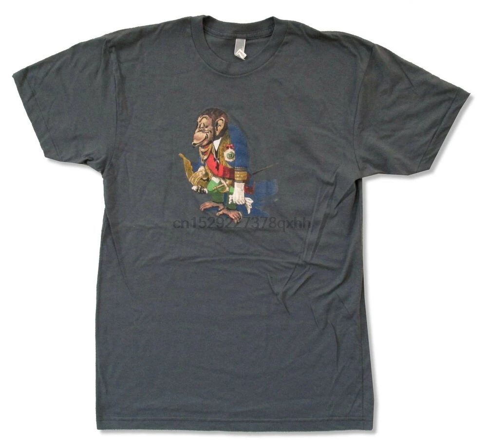 Robert Plant Monkey Grey T Shirt New Official Band Of Joy |
