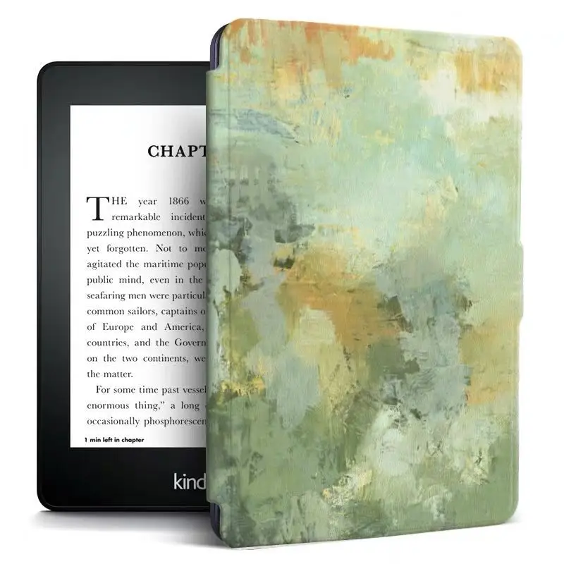 

Colorful Cover for Amazon Kindle Paperwhite 1/2/3 Case Smart Magnetic PU Stand Auto Wake up/Sleep Shell for Kindle Paperwhite 3