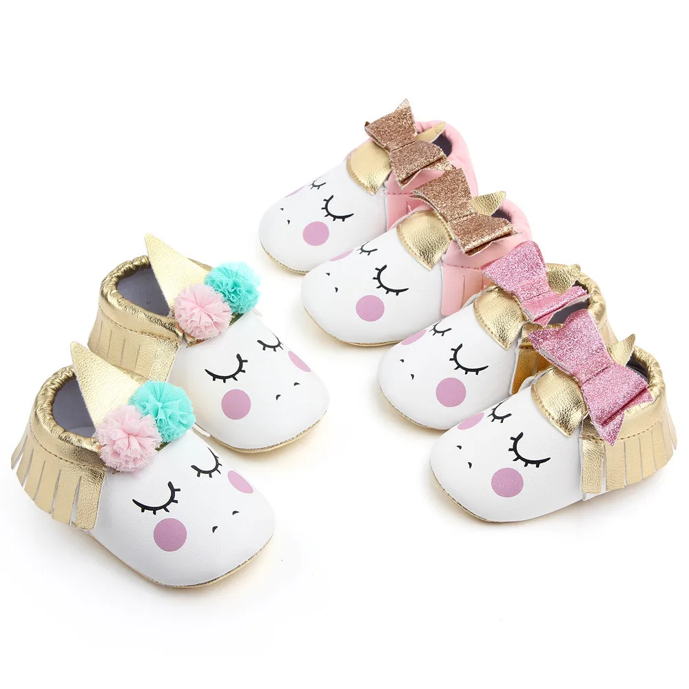 New Cute Princess shoes Ball Pu Leather Ballet Baby shoes Gift First Walkers Crib girls Infant Birthday Baby moccasins Shoes