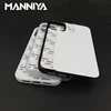 MANNIYA for iphone 15 plus 15 pro max Blank 2D Sublimation TPU+PC rubber phone Case cover with Aluminum inserts 10pcs/lot 3