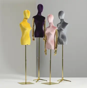

4colour no arm color window mannequin body stand Female dress foam Mannequin,flexible women,adjustable rack,doll 1PC C840