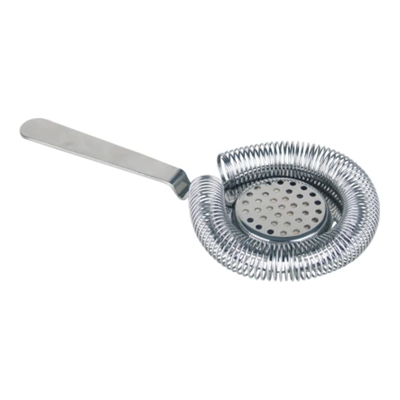 Custom Stainless Steel Colorful Cocktail Ice Bar Strainer for kitchen
