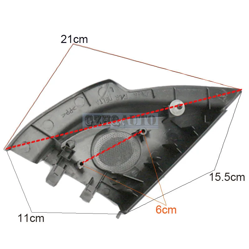 Accessories for Car Mitsubishi Lancer EX Triangular Plate Horn Tweeter Speakers stereo speaker tweeter audio speakers kit midrange speakers