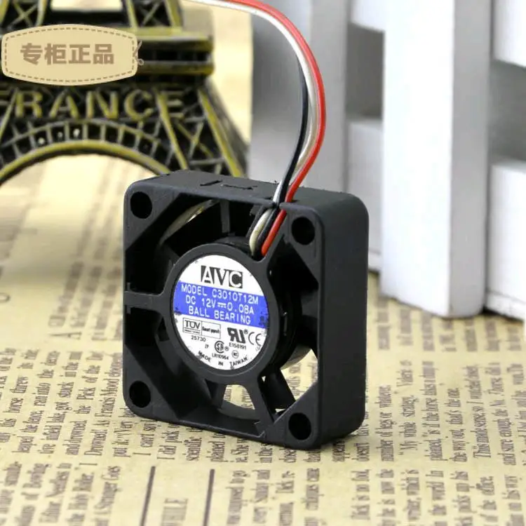Для c3010t12m dc12v 0.08a3cm маленький вентилятор охлаждения