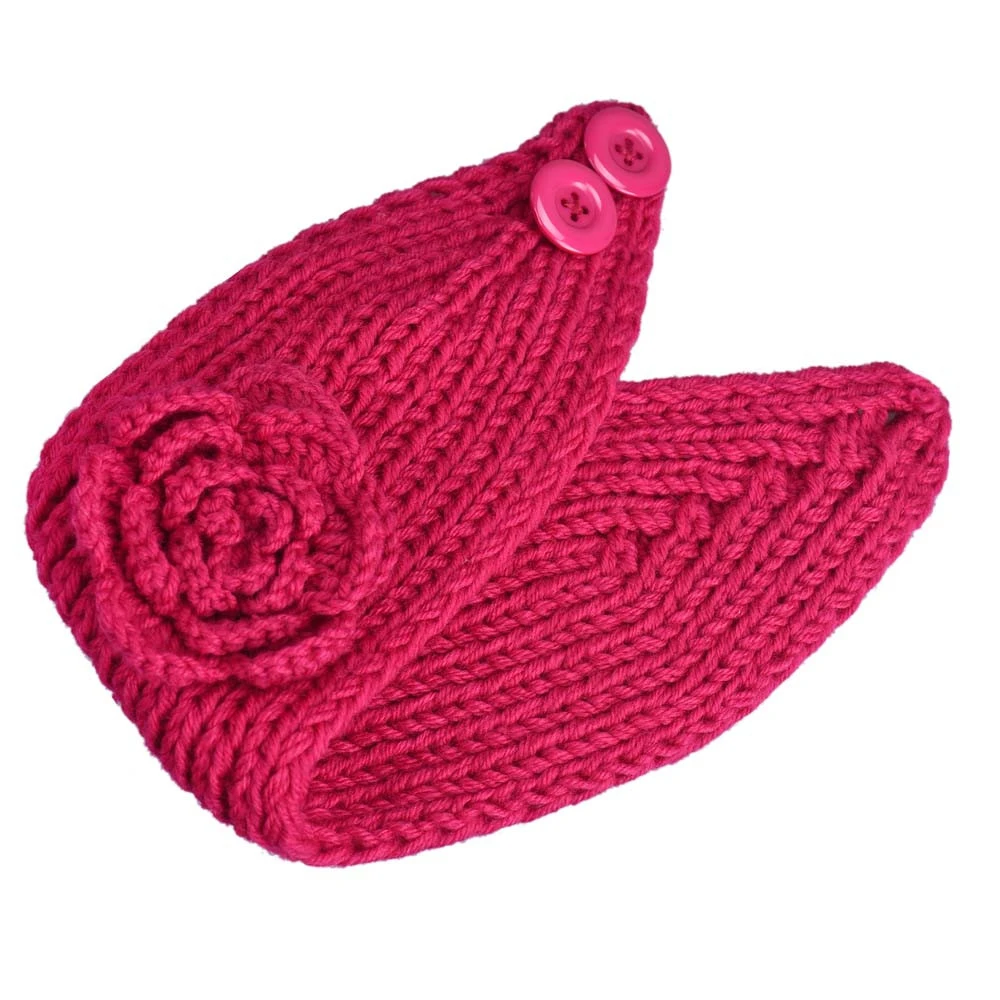 2019 Winter Warmer Knitted Elastic Wide Headbands Turban Lady Women Wide Stretch Solid Hairband Headwrap Hair Accessories 923