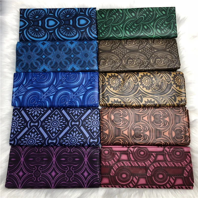 Африканский Базен Riche парча кружева Африка одежда для вечеринок ткань новая ручная работа парча 5 ярдов кусок моды парча ткань 30