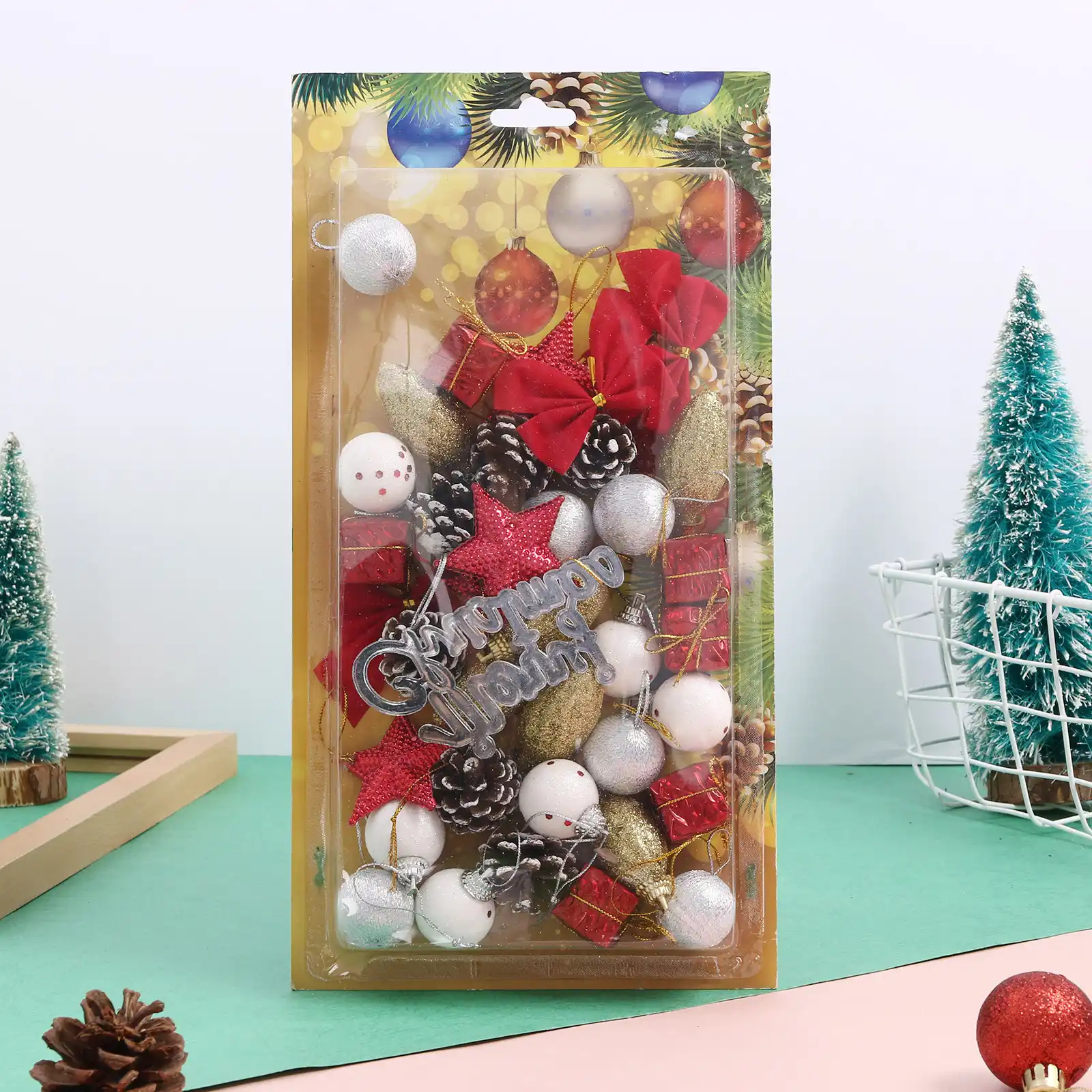 Pendant Christmas Ornament For Xmas Home Decor Light Plastic Balls Natal Deco Barrel Ball 2021 Hanging Ornament Pendent New Year Ball Ornaments Aliexpress