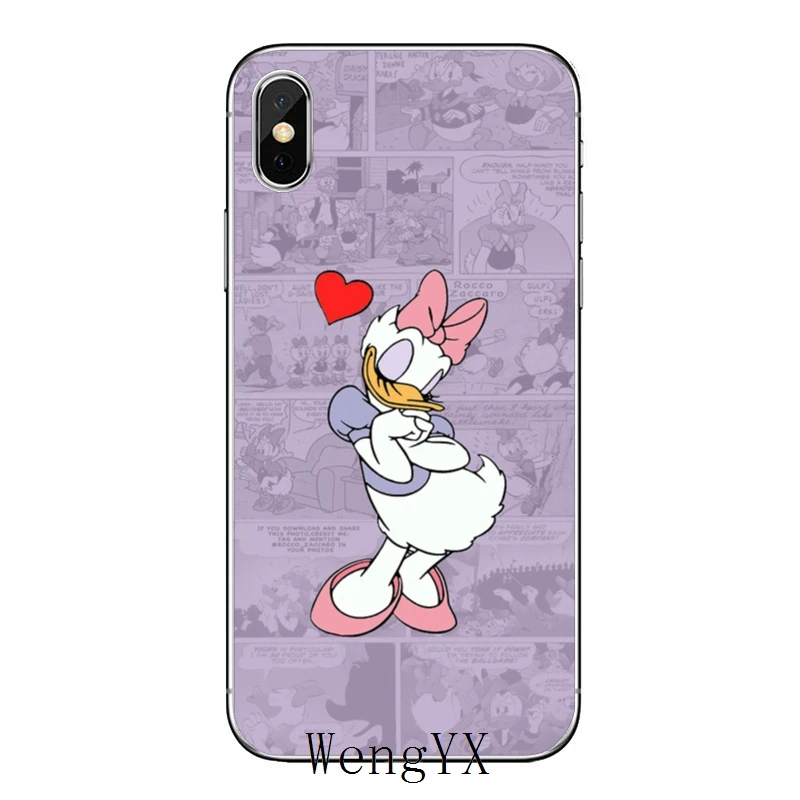 Для huawei Коврики 20 10 9 P30 P20 P10 P9 pro Lite P Smart плюс прозрачный чехол с рисунками из мультфильмов чехол с Дональдом и Дейзи Дак - Цвет: Daisy-Duck-A-09
