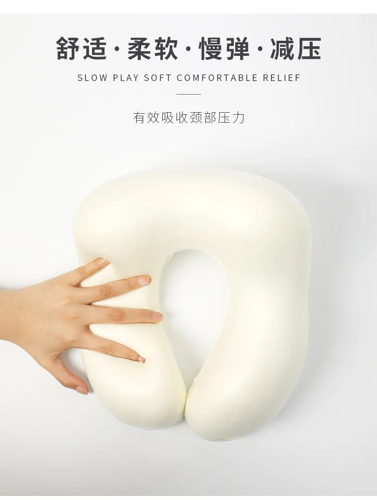 Explosions Travel Pillow Ice U Pillow Memory Cotton Receivable Magnetic Cloth Aircraft Neck Pillow Car Pillow Neck Pillow