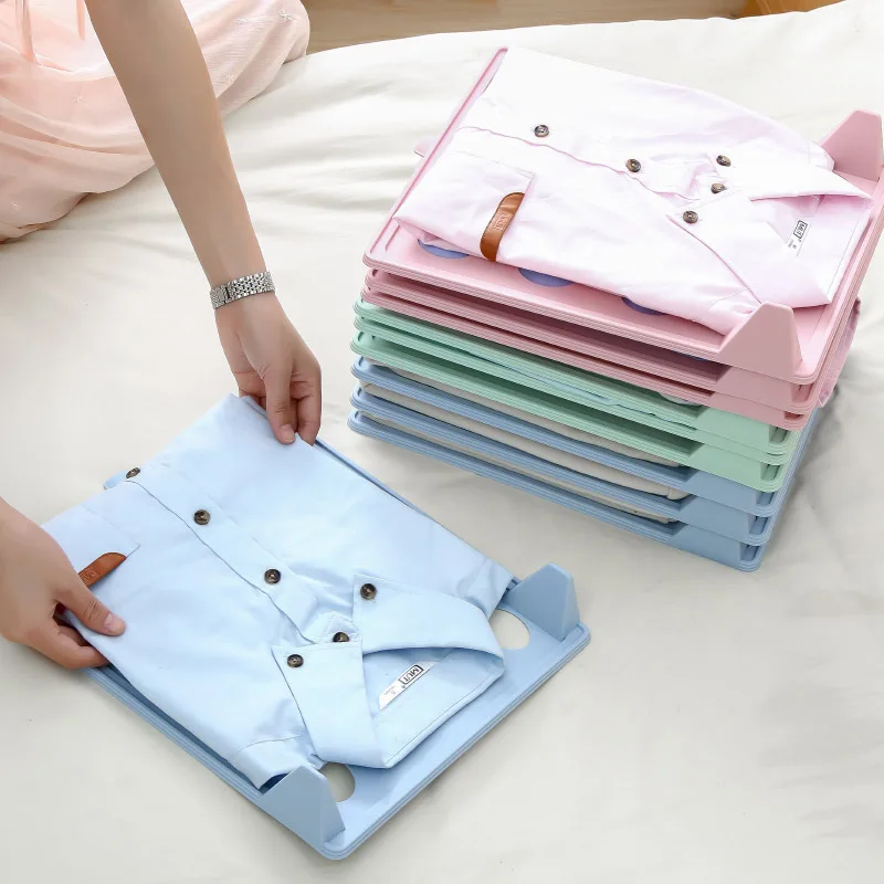 Suportes de Armazenamento de Pano Dobrável Guarda-roupa Simples Racks de Acabamento Camisa em Casa Cueca Organizador Placa de Artefato 11 Simples, Racks De Acabamento, Camisa Em Casa