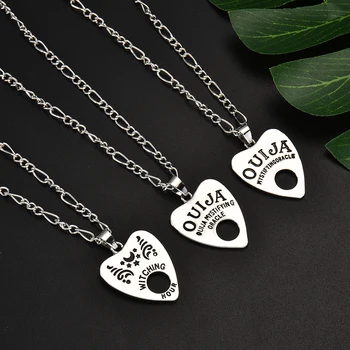 

Vintage Women Men Gothic Ouija Shape Board Pendant Chain Necklace Jewelry Halloween Gift
