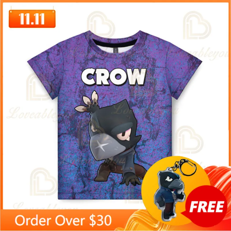 

Shooting Game PRIMO 3D T-shirt Boys Girls Browlings Star Cartoon Tops Teen Clothes Spike Wanted 6 To 19 Years Kids Leon Shirts