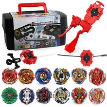 Spinning top Burst Arena Toys set B-129 b-128 B-127 Bey Burst With Launcher And Storage Box Bayblade Bable Drain Fafnir Phoenix