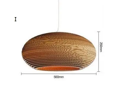 Нордическая бумага кулон соты огни картон гостиная ресторан Кафе одежда подвесные лампы Кухня Освещение приспособление - Цвет корпуса: I