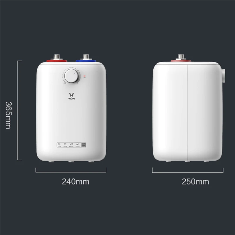 VIOMI 1500W 6L réservoir cuisine chauffe eau électrique température réglable pour cuisine salle de bain robinet électrique chaud froid mélangeur