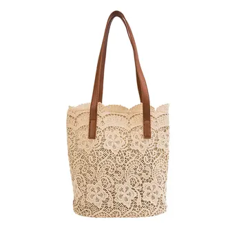 

Bag female 2019 new lace handbag ladies Korean shoulder bag handbags fashion large capacity tote bag