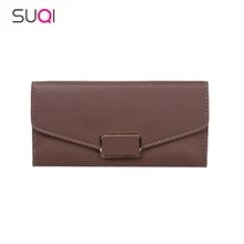 Długi portfel damski moda damska portfele i portmonetki klamra karty walet dla kobiet pieniądze portfel cartera mujer wysokiej jakości 2020(China)