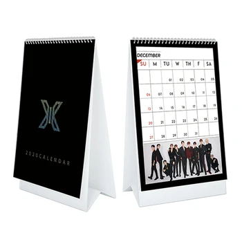 

Kpop Produce101 X1 2020 Desk Calendar Fashion K-POP XONE X1 Mini Calendar Desk Calendar Fans Collection Gifts