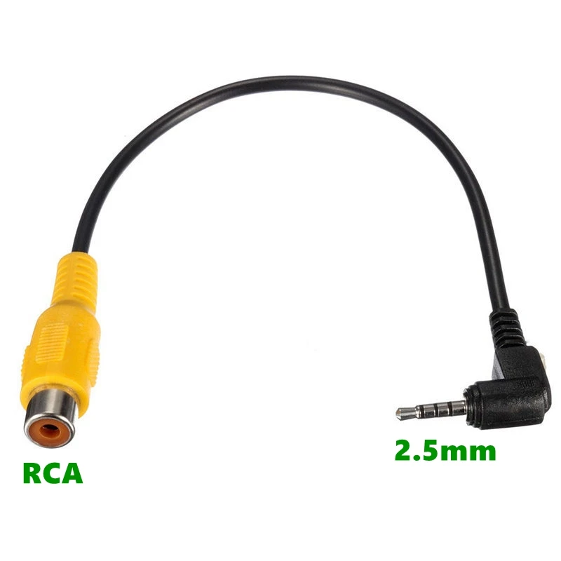 RCA Женский DC2.5mm AV-IN кабель GPS навигатор видео AV входной адаптера 0 2 м | Электроника