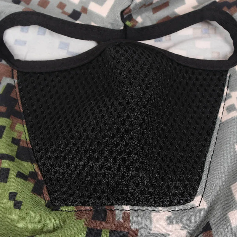 Наружная Балаклава Skullies для пешего туризма, ветрозащитная Пылезащитная дышащая маска, камуфляжная кепка с высоким воротом, шапочки, камуфляжная кепка