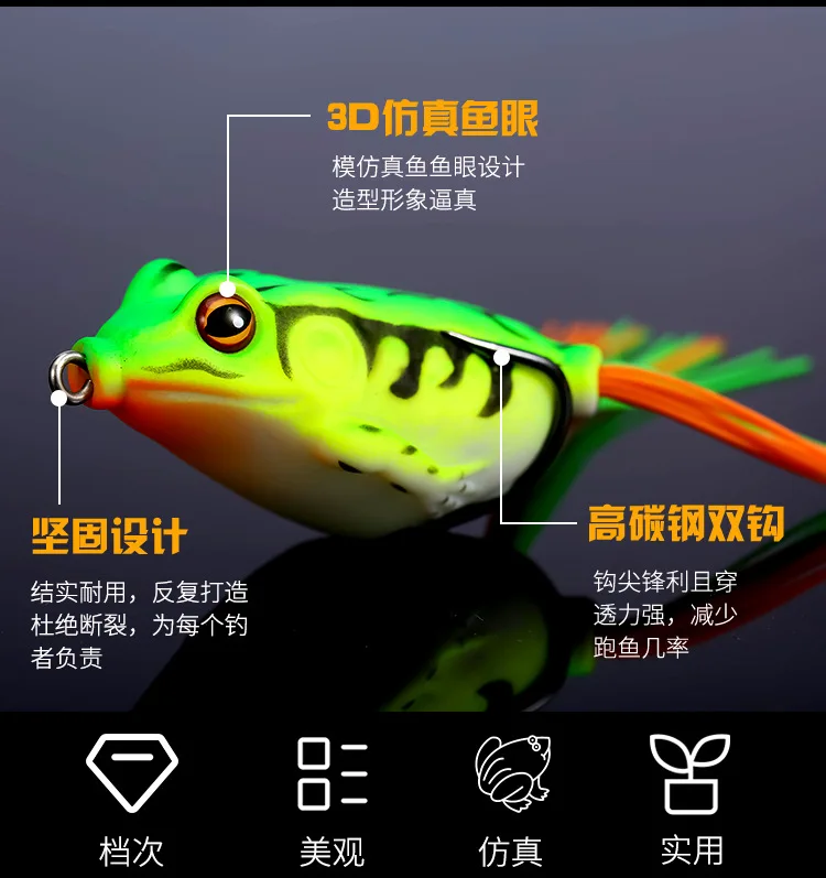 Bionic Ray лягушка приманка в коробке Blackfish предназначена для уничтожения имитации приманки рыболовные снасти