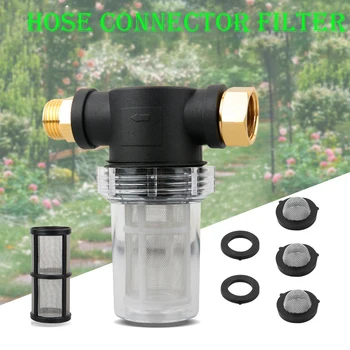 

40/100 Mesh Garden Hose Inlet Filter Fixing for Pressure Washers Pump Inlet Filter 3/4 "hose Connector Garden Accessories