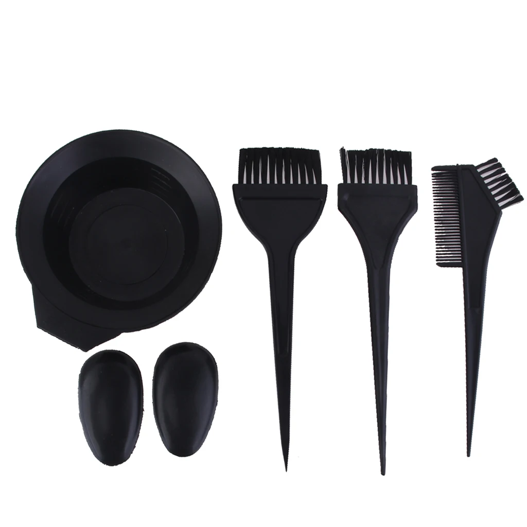 Professional Salon Hair Color Kit with Coloring Brushes Bowl Comb Salon Tint Bleach Tools Hair Dye  Bowl Comb Brushes Tool