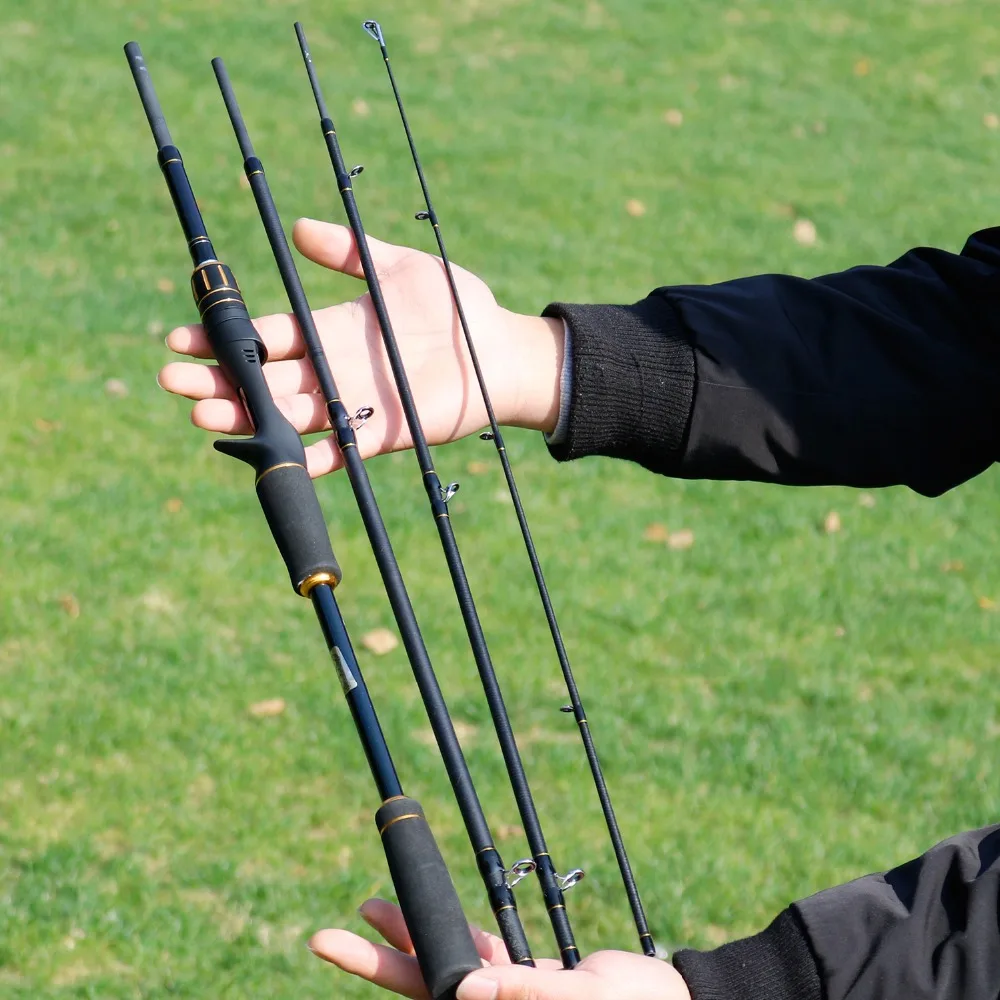 Sougayilang 2,12 м Рыбалка приманка стержень и 10BB Baitcasting катушка комбо карбоновая палка и 7,0: 1 высокая скорость литья набор колесиков
