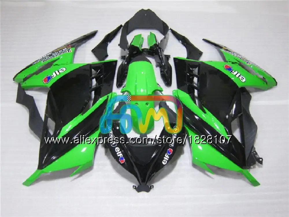 Инъекции для KAWASAKI ZX3R EX300 EX ZX 300R 4BS. 18 ZX-3R ZX300R 13, 14, 15, 16, 17, горячая акула РЫБЫ 2013 обтекатели - Цвет: No. 11