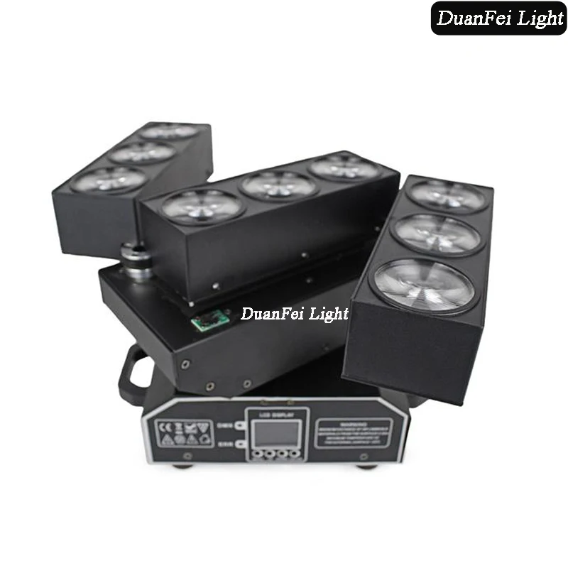 12 шт. led rgbw Луч 9x10 Вт quad цвет rgbw 4в1 СВЕТОДИОДНЫЙ матричный луч lyre освещение для дискотеки