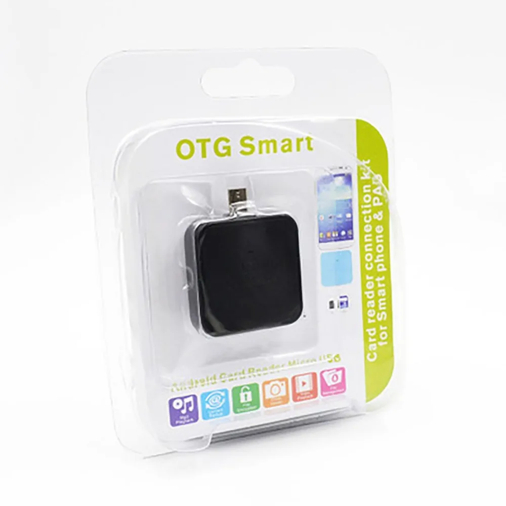 OTG MicroSD TF SD мульти-кард-ридер совместим с мобильными телефонами и компьютерами интерфейс креативного дизайна