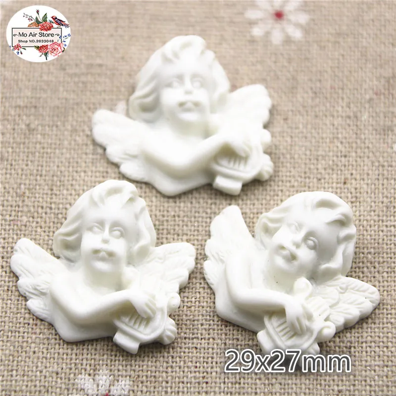 kawaii Resin Cupid Angel Cameo Miniature Flatback Cabochon 10cs Art DIY Craft ornament crafts,miniature figurines,resin ornaments,miniature ornament,resin crafts,resin crafts accessories
