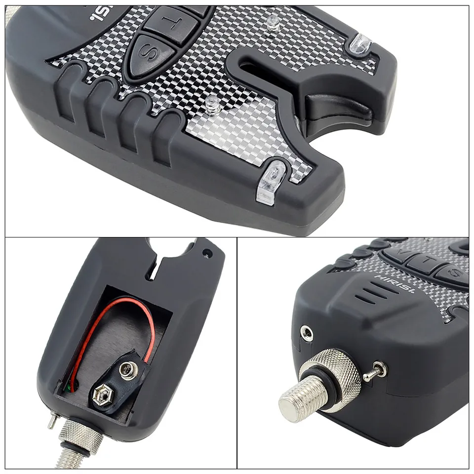 NGT 2-Rod Buzz Bar Set With U Rests, Bite Alarms & Indicators For Carp Fishing