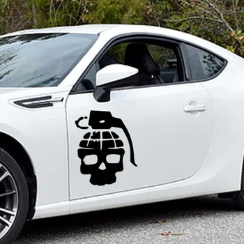 

Cute Skull Auto Sticker Vinyl Decal Decorate Sticker Waterproof Fashion Funny Car Styling Accessories