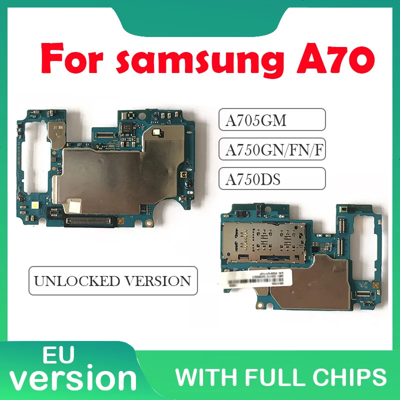 Хорошо работает для материнской платы Samsung Galaxy A70 A705F A705GM материнская плата с