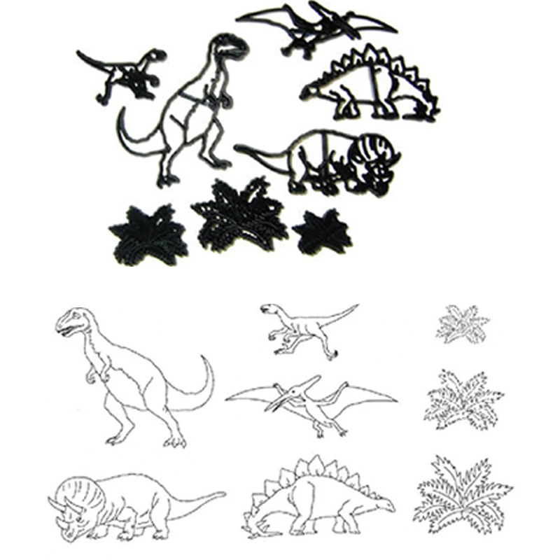8PcsSet Dinosaur Theme Biscuits Cutter Mould Fondant Cake Decorating Tool Sugar Cookie Biscuit Cutter Baking Pastry Mold Tools 3