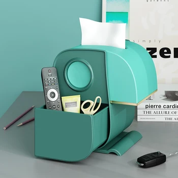 

Multifunction Tissue Box Storage Small Items Drawer Organizer Home Office Desktop Storage Decoration Bathroom Toilet Paper Box