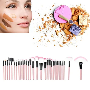 

32Pcs Pink Style Makeup Brushes Set Powder Foundation Brush Lip Brush Pincel Eye Shader Liner Soft Make up Brushes Set